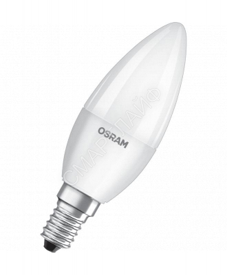 Лампа светодиодная LED Value LVCLB60 7SW/865 7Вт свеча матовая E27 230В 10х1 RU OSRAM 4058075579507 - Интернет-магазин СМАРТЛАЙФ