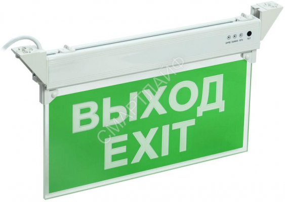 Светильник светодиодный ССА 2101 "ВЫХОД-EXIT" 3Вт IP20 3ч аварийный IEK LSSA0-2101-3-20-K03 - Интернет-магазин СМАРТЛАЙФ