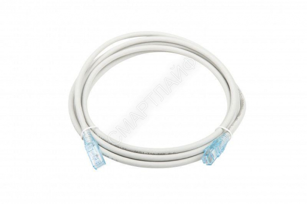 Патч-корд кат.6 U/UTP LSZH PC-LPM-UTP-RJ45-RJ45-C6-3M-LSZH-GY 3м сер. Hyperline 41839 - Интернет-магазин СМАРТЛАЙФ