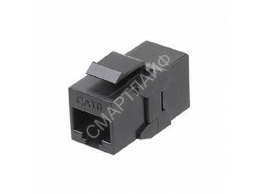 Адаптер проходной (coupler) Keystone Jack RJ45 (8P8C) кат.6 4 пары CA2-KJ-C6-BK черн. Hyperline 444915 - smartlife-ural.ru – Екатеринбург