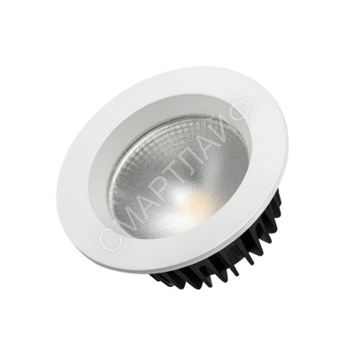 Светильник светодиодный LTD-105WH-FROST-9W Warm White 110deg IP44 метал. Arlight 021067 - Интернет-магазин СМАРТЛАЙФ