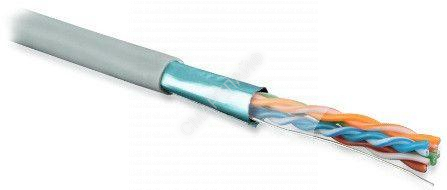 Кабель витая пара F/UTP кат.5E 4х2х0.51мм 24AWG solid PVC FUTP4-C5E-S24-IN-PVC-GY-305 сер. (м) Hyperline 42052 - Интернет-магазин СМАРТЛАЙФ