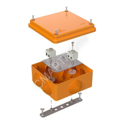Коробка огнестойкая ОП 40-0300-FR6.0-4 Е15-Е120 100х100х50 Промрукав 40-0300-FR6.0-4 - Интернет-магазин СМАРТЛАЙФ