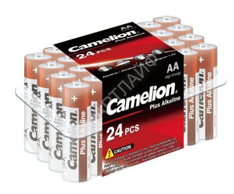 Элемент питания алкалиновый AA/LR6 1.5В Plus Alkaline LR6-PB24 (уп.24шт) Camelion 6752 - Интернет-магазин СМАРТЛАЙФ