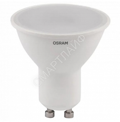 Лампа светодиодная LED Value LVPAR1650 6SW/830 6Вт GU10 230В 10х1 RU OSRAM 4058075581449 - Интернет-магазин СМАРТЛАЙФ