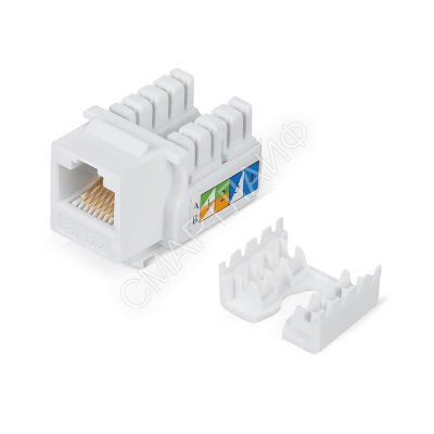 Вставка Keystone Jack RJ45 кат.5E неэкранир. WR-KJ-RJ45-C5E-90 90град. заделка тип 110 бел. WRline 505212 - Интернет-магазин СМАРТЛАЙФ