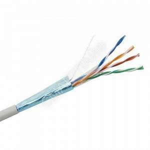 Кабель витая пара F/UTP кат.5E 4х2х24AWG solid CCA PVC сер. (м) Net.on 01-1001 - Интернет-магазин СМАРТЛАЙФ