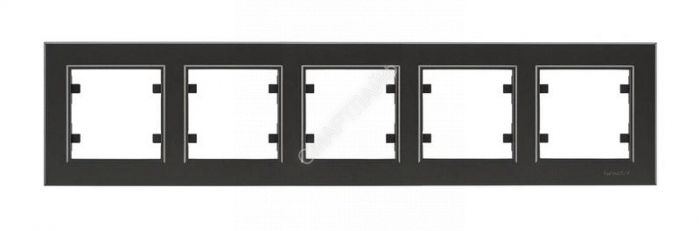 Рамка 5-м Karea горизонт. дым. металлик Makel 56050705 - Интернет-магазин СМАРТЛАЙФ