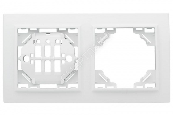 Рамка 2-м Минск горизонтальная бел. Basic EKF ERM-G-302-10 - Интернет-магазин СМАРТЛАЙФ