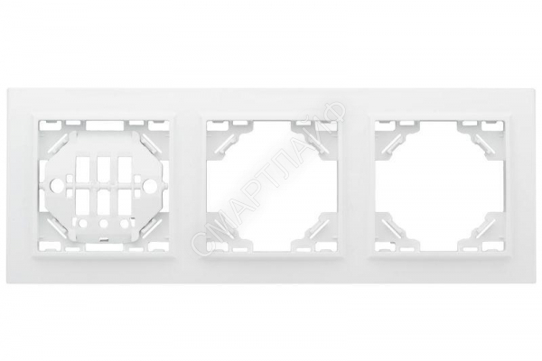 Рамка 3-м Минск горизонтальная бел. Basic EKF ERM-G-303-10 - Интернет-магазин СМАРТЛАЙФ