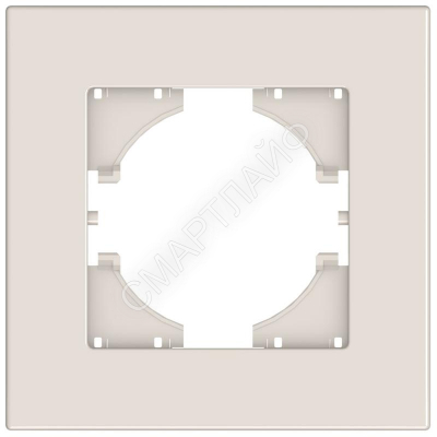 Рамка 1-местн. City беж. GUSI С1111-003 - Интернет-магазин СМАРТЛАЙФ