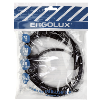 Кабель удлинитель USB ELX-EC01P-USB USB (АМ)-USB (AF) 2м PVC пакет черн. Ergolux 15298 - Интернет-магазин СМАРТЛАЙФ