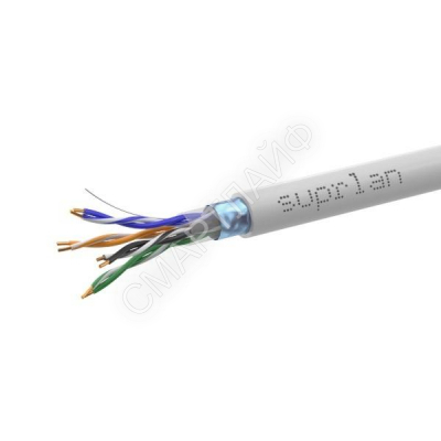 Кабель витая пара F/UTP кат.5E 4х2х24AWG solid Cu PVC Indoor Premium 305м (м) SUPRLAN 01-1012-2 - Интернет-магазин СМАРТЛАЙФ