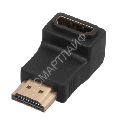 Переходник штекер HDMI - гнездо HDMI угловой Rexant 17-6805 - Интернет-магазин СМАРТЛАЙФ