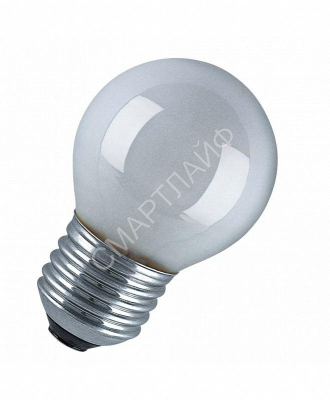 Лампа накаливания CLASSIC P FR 60W E27 OSRAM 4008321411778 - Интернет-магазин СМАРТЛАЙФ